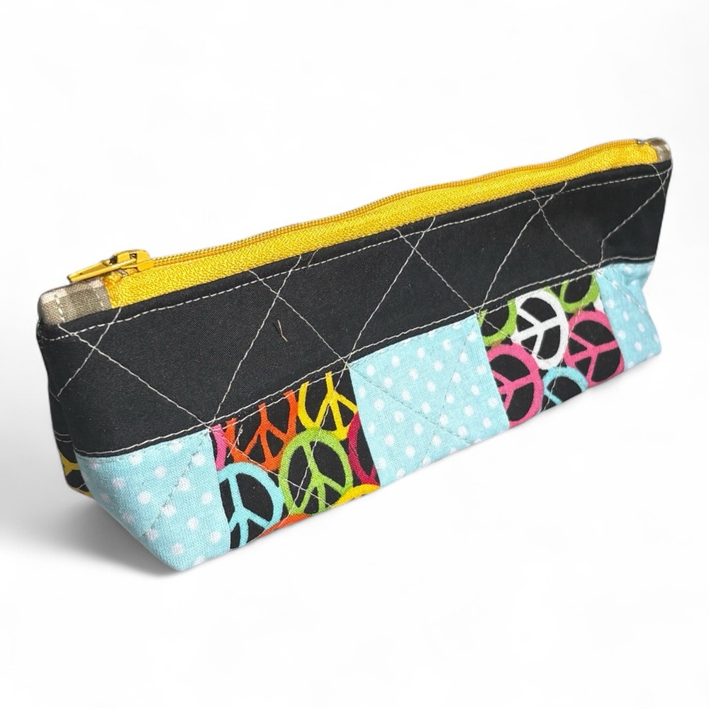 Colorful Peace Sign Kids Accessory Bag